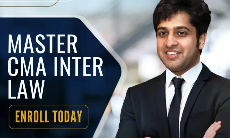 CMA Inter Law Online Coaching