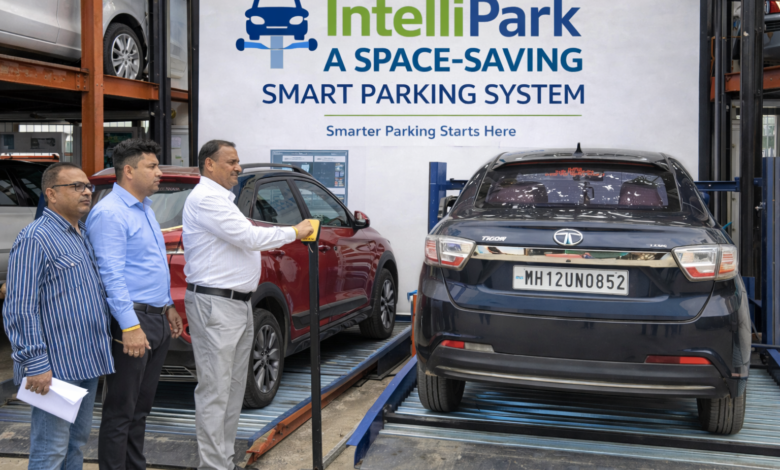 IntelliPark – A Space-Saving Smart Parking System