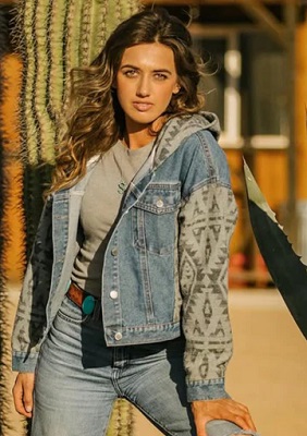 Denim Shirt Jacket for Women