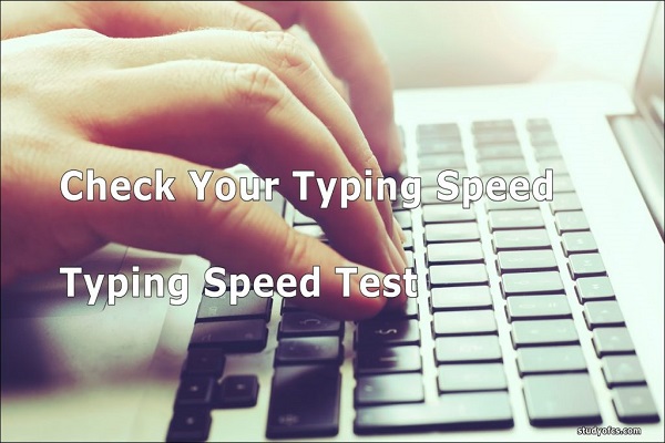 Fast Finger Typing Test