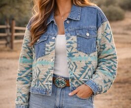 Denim Shirt Jacket for Women​