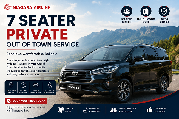 7 Seater Private Out of Town Service
