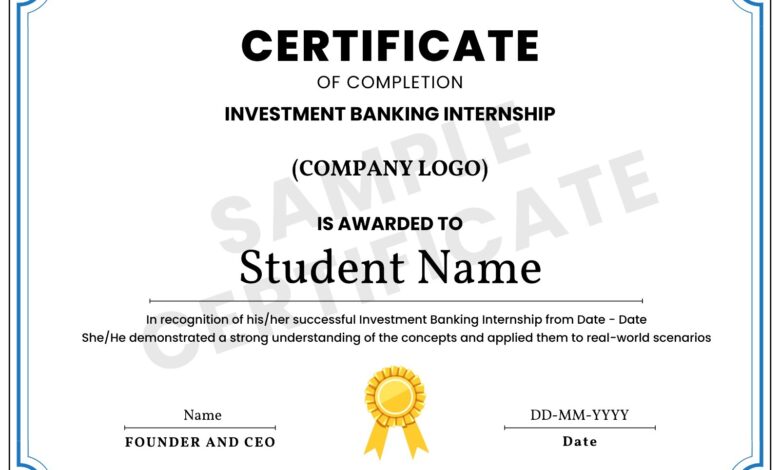 Investment Banking Certification Courses