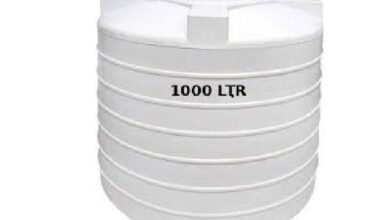 Plastic Water Storage Tank Rooftop