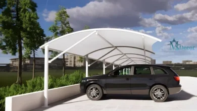 PVC Car Parking Shades