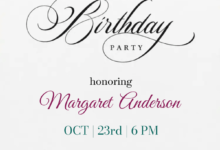 Online Birthday Invitation Card