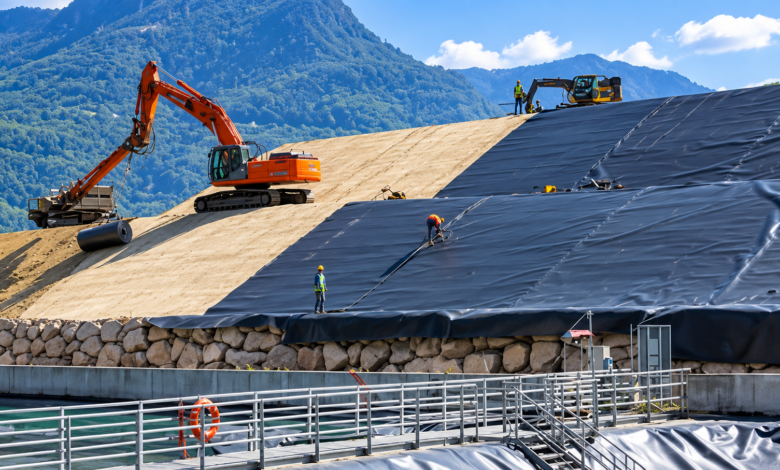 Geomembrane Liners for Dam Lining