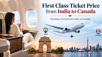 First Class Ticket Price from India to Canada